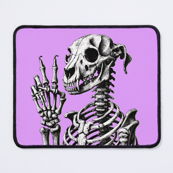 Item preview, Bones of Loyalty: Gothic Dog Skeleton TSQ designed and sold by TSQ.