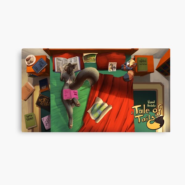 The Bookworm Canvas Print