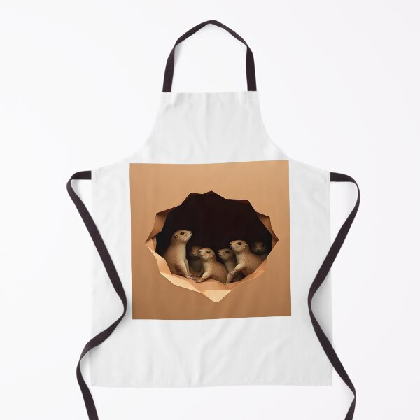 Item preview, Meerkat in origami style in its cave designed and sold by Zazeyy.