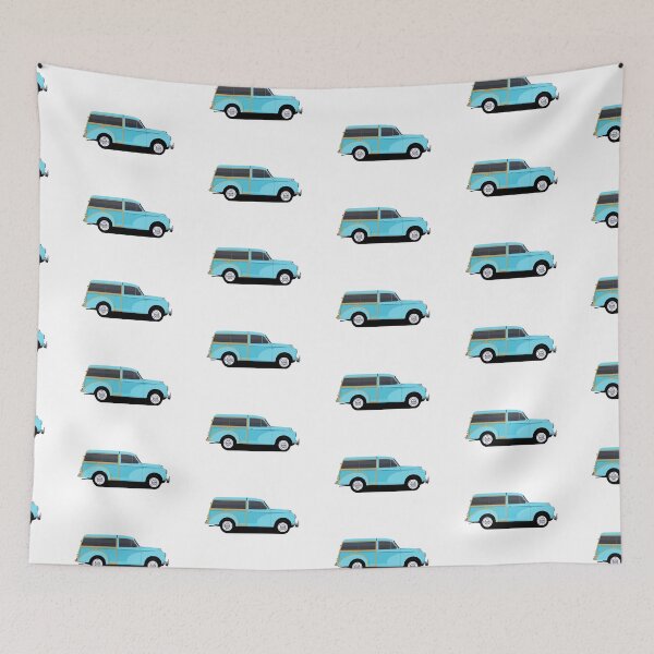 Item preview, Morris Minor Traveller (Light Blue) designed and sold by neil4404.