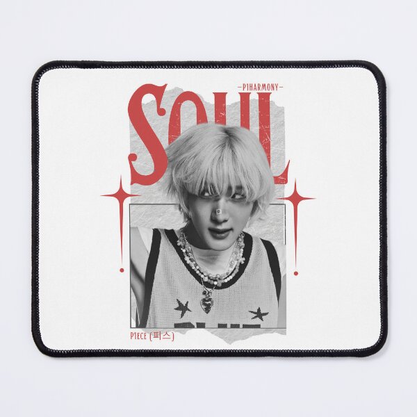 Item preview, P1Harmony Soul Scrapbook Collage Design in Black & Red designed and sold by HELL0WBELLO.