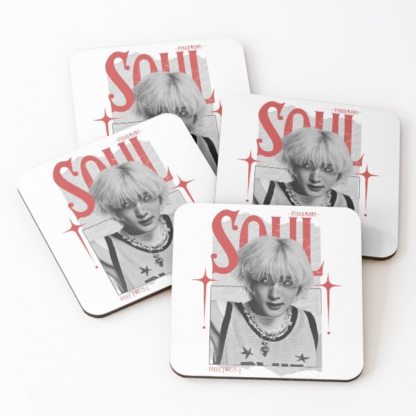 Item preview, P1Harmony Soul Scrapbook Collage Design in Black & Red designed and sold by HELL0WBELLO.