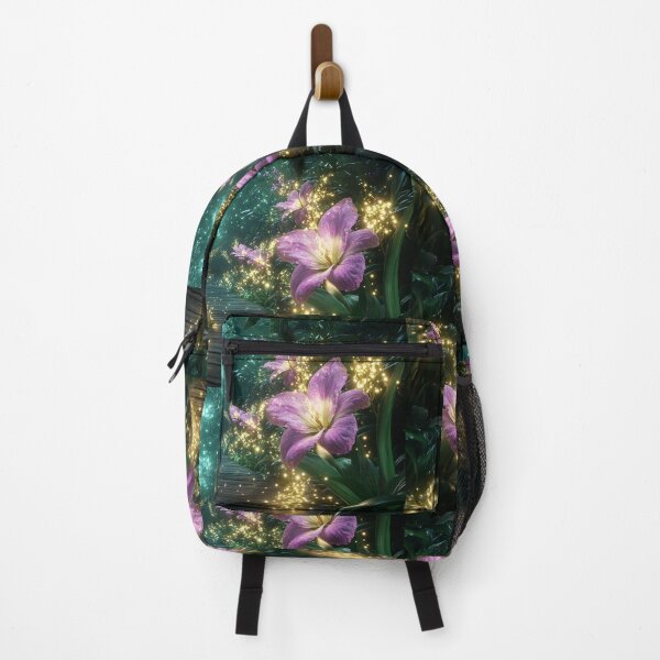 Item preview, Magical Path with Glowing Purple Flowers designed and sold by Cris888.