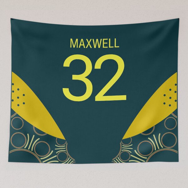 Item preview, Glenn Maxwell Australia Cricket T20 2024 world cup Jersey designed and sold by Pink Polar F1.