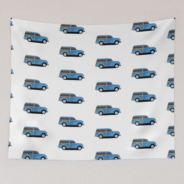 Item preview, Morris Minor Traveller (Mid Blue) designed and sold by neil4404.
