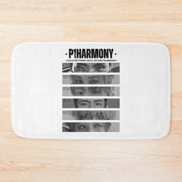 Item preview, P1Harmony Eyes Scrapbook Collage Design in Black & White designed and sold by HELL0WBELLO.