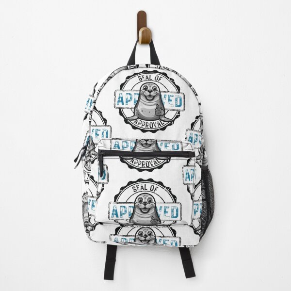 Item preview, Seal of Approval – Funny Cartoon Stamp Design designed and sold by Ink on Thread.