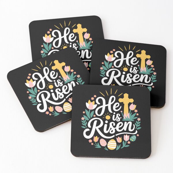 Item preview, He Is Risen Christian Easter Faith Christianity designed and sold by Hananiah Merch.