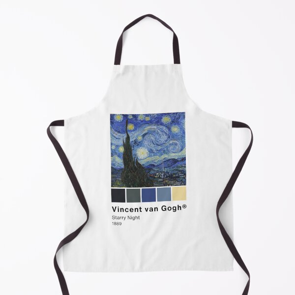 Item preview, Van Gogh "Starry Night" Pantone Color swatch, Art Paintings Art history designed and sold by Lemon-y-Shark.