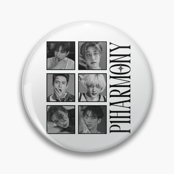 Item preview, P1Harmony Scrapbook Collage Design in Black & white designed and sold by HELL0WBELLO.