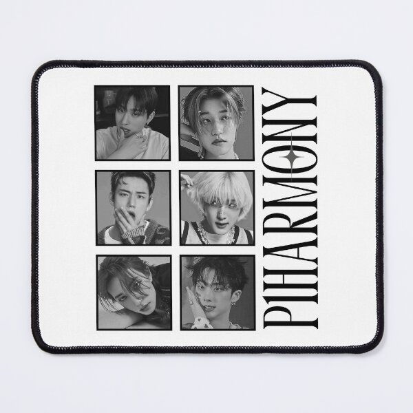 Item preview, P1Harmony Scrapbook Collage Design in Black & white designed and sold by HELL0WBELLO.