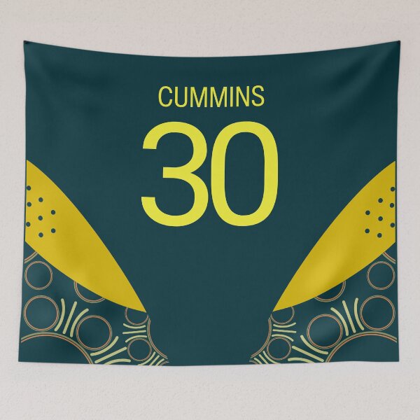 Item preview, Patt Cummins Australia Cricket T20 2024 world cup Jersey designed and sold by Pink Polar F1.