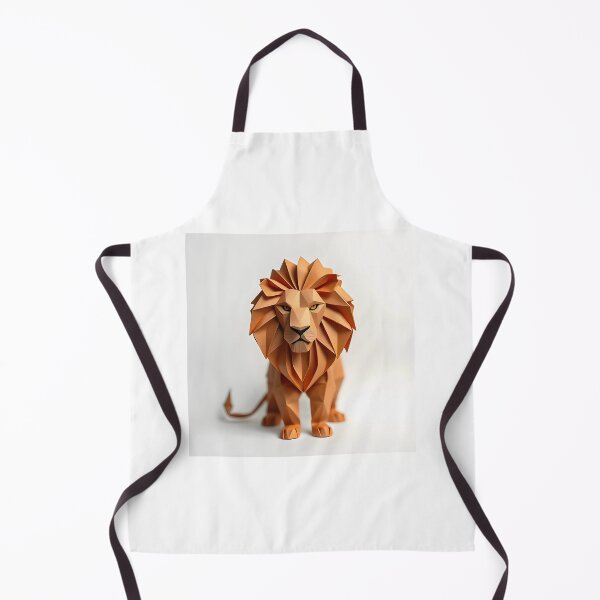 Item preview, lion in origami style designed and sold by Zazeyy.