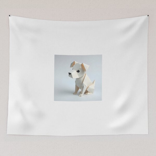 Item preview, Cute Dog in Origami Style designed and sold by Zazeyy.