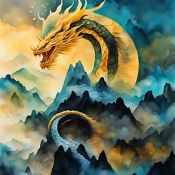 Artwork thumbnail, Dragon Rising by SpunkySpaniel