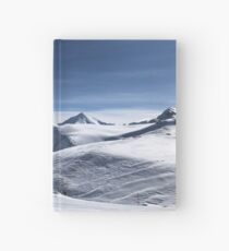 Ischgl skier in the mountains in the snow Hardcover Journal