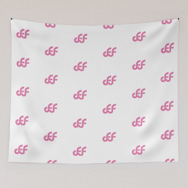 Item preview, FIFTY FIFTY 피프티 피프티 Keena Pink Logo 2 (kpop) designed and sold by monkeybananas.