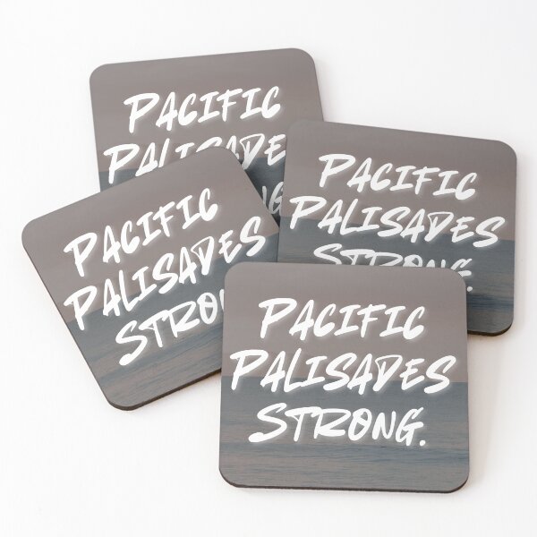 Item preview, Pacific Palisades Strong Ocean Waves Beach Scene designed and sold by Neeshki.