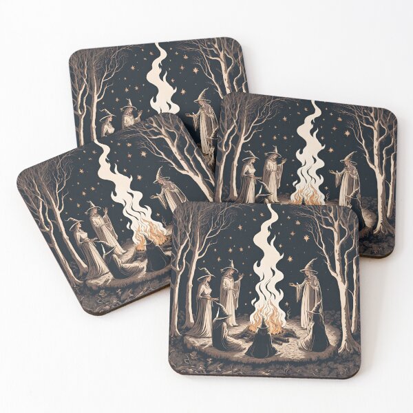 Item preview, Witches Gathering Around a Bonfire designed and sold by Culture Clash Tees.