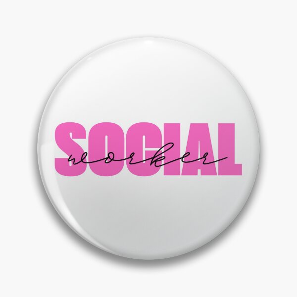 Item preview, Social Worker Cute Pink designed and sold by CuteLovelyDesigns.