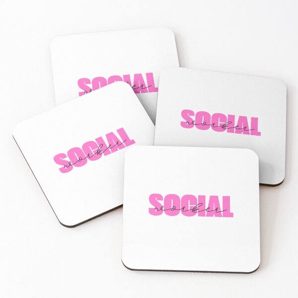 Item preview, Social Worker Cute Pink designed and sold by CuteLovelyDesigns.