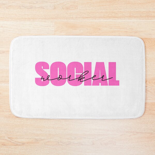 Item preview, Social Worker Cute Pink designed and sold by CuteLovelyDesigns.