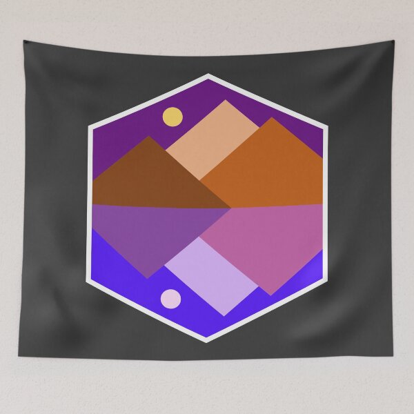 Item preview, Mountain Landscape Color Silhouette designed and sold by IORS.