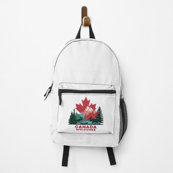 Item preview, Canada Welcomes Flag Map Ottawa, Toronto, Vancouver, Niagara designed and sold by AnimalsDH305.