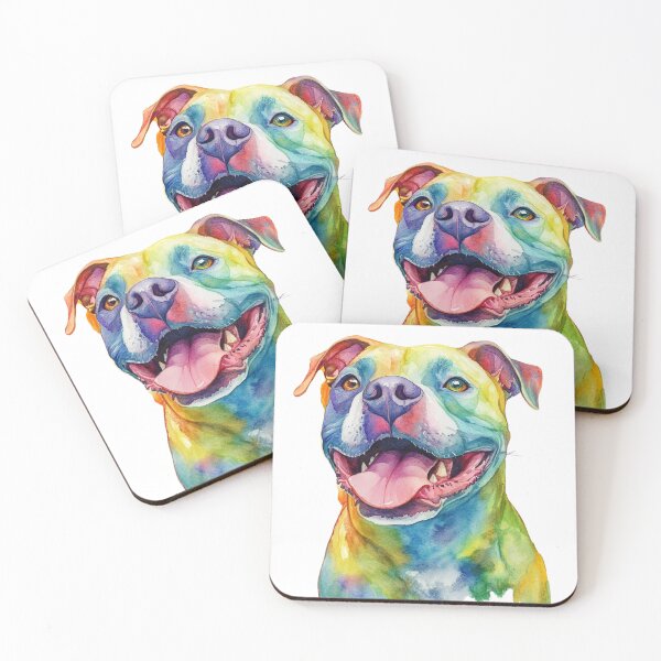 Item preview, Watercolor Pittie designed and sold by Pittie Dog Club.