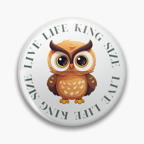 Item preview, Live life King size owl designed and sold by santoshputhran.