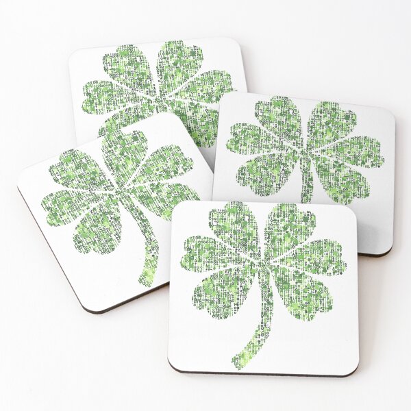Item preview, Vector digital ciberpunk del Día de San Patricio con trébol de cuatro hojas designed and sold by AnnDesignStudio.