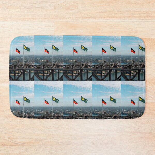 Item preview, Kangaroo Sun. Sydney Harbour Bridge photo - flag for Australia.  designed and sold by Kangaroo Sun.