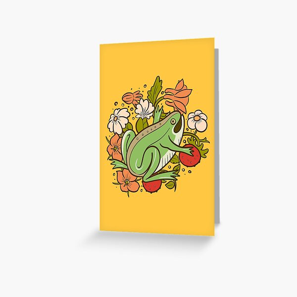 Item preview, Cute Medieval Frog Illustration Design designed and sold by MariOyama.