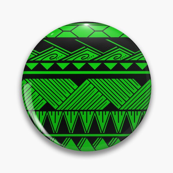 Item preview, Black and Bright Green Tribal Pattern designed and sold by Steeb757.