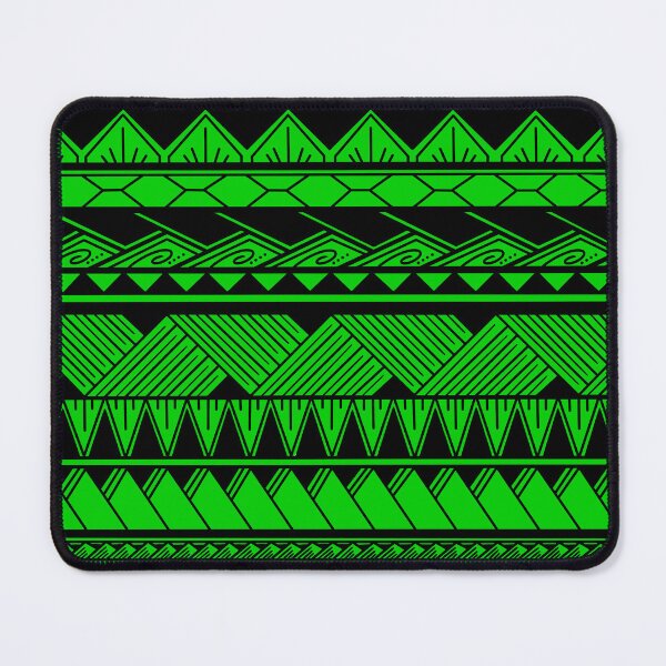 Item preview, Black and Bright Green Tribal Pattern designed and sold by Steeb757.