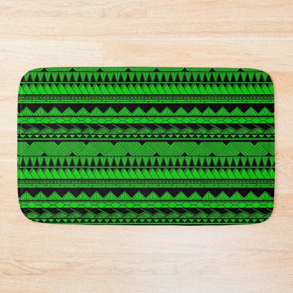 Item preview, Black and Bright Green Tribal Pattern designed and sold by Steeb757.