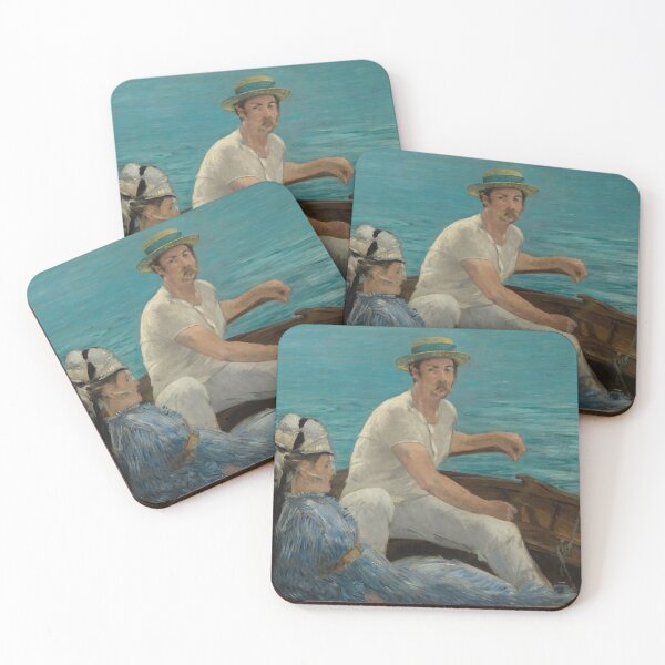 Item preview, Romantic Couple on the Seine by Edouard Manet (1874) designed and sold by DeeDeeDelights.