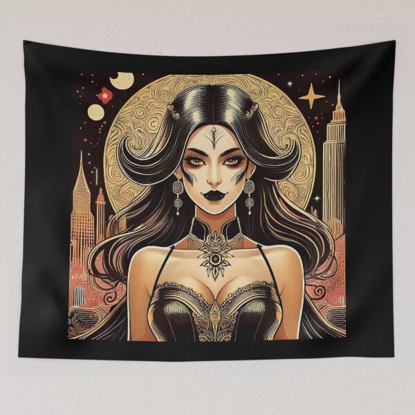 Item preview, Elegant Gothic Female Vampire Goddess designed and sold by Boxing Kangaroo Retail Company.