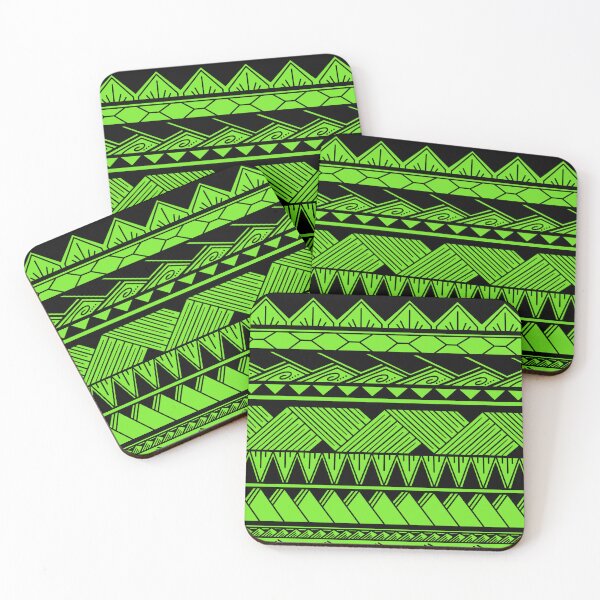 Item preview, Copy of Black and Neon Green Tribal Pattern designed and sold by Steeb757.