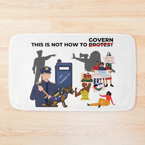 Item preview, This is Not How to Govern Protest Art designed and sold by Samuel Kahn.