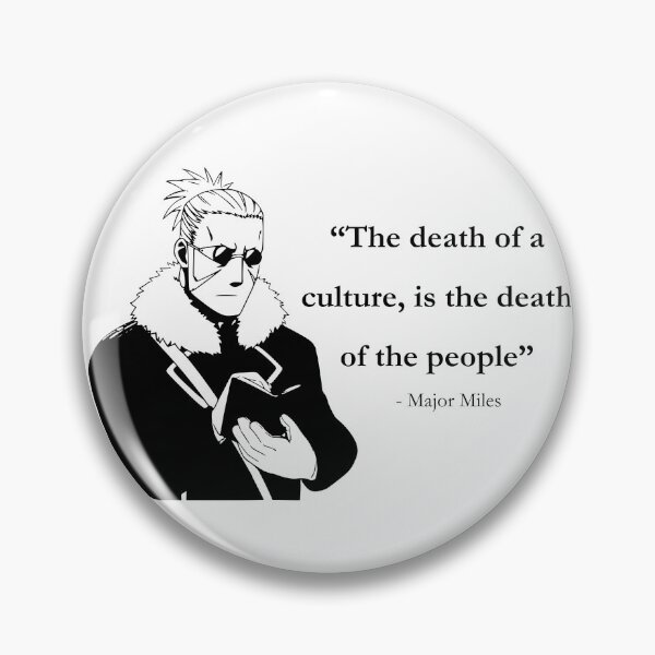 Item preview, Major Miles Culture Quote designed and sold by gmd1998.