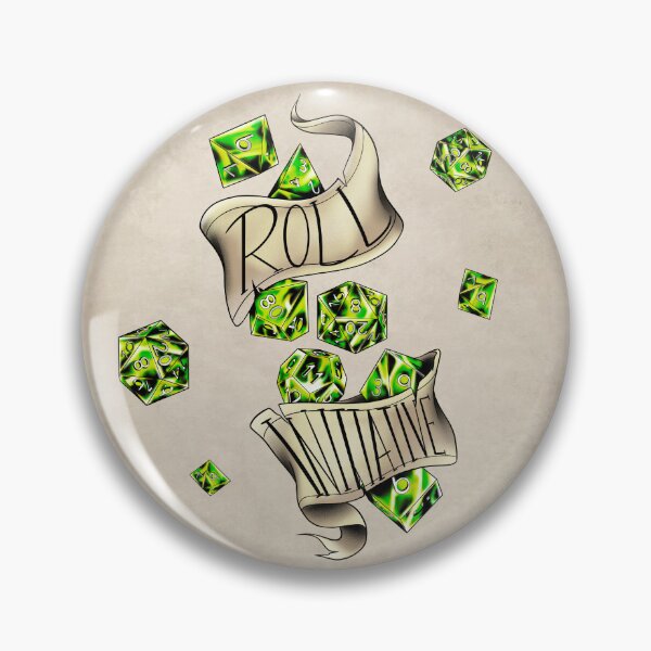 Item preview, DnD Roll Initiative (light green) designed and sold by RetroCoven.