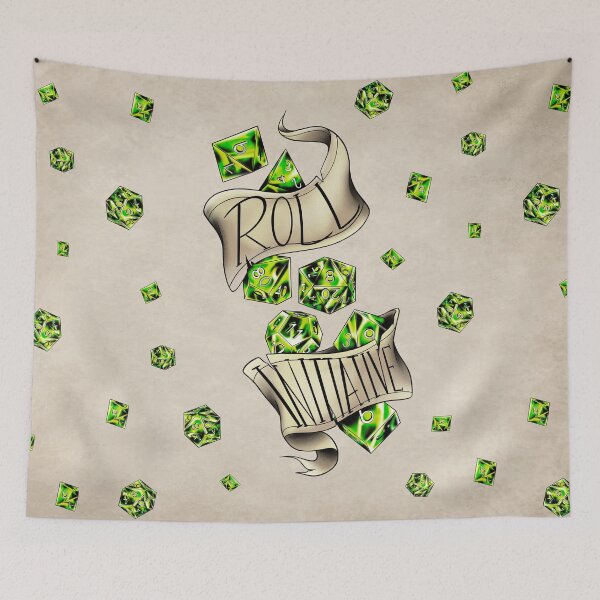Item preview, DnD Roll Initiative (light green) designed and sold by RetroCoven.