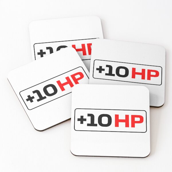 Item preview, +10 HP | Funny Car Guy/Girl Horsepower Quote (Black Outline) designed and sold by FilipeFerreira.