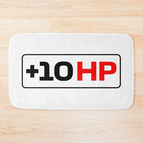 Item preview, +10 HP | Funny Car Guy/Girl Horsepower Quote (Black Outline) designed and sold by FilipeFerreira.