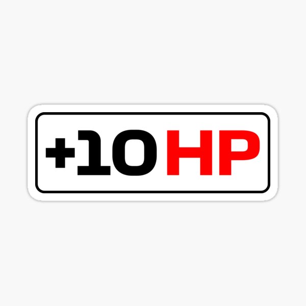 Item preview, +10 HP | Funny Car Guy/Girl Horsepower Quote (Black Outline) designed and sold by FilipeFerreira.