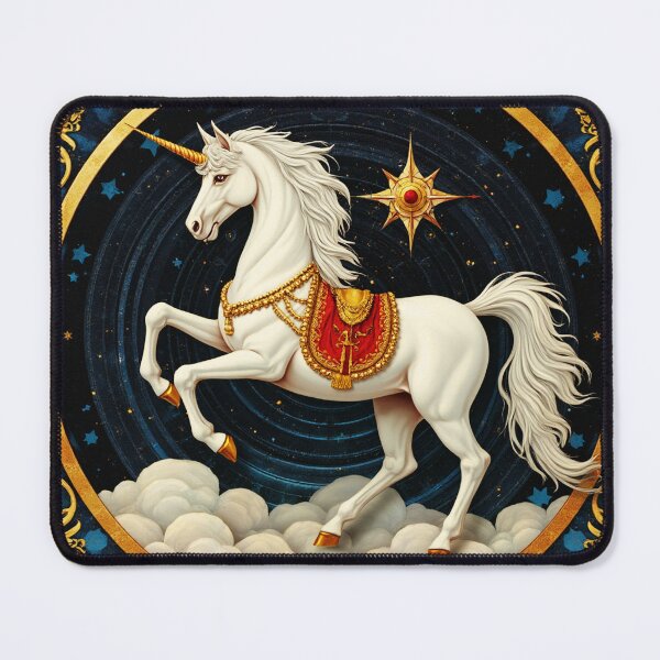 Item preview, Royal Unicorn Astrology Mandala designed and sold by Fantasy Horseys.