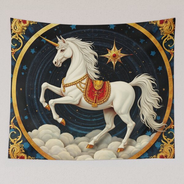Item preview, Royal Unicorn Astrology Mandala designed and sold by Fantasy Horseys.