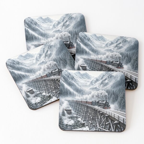 Item preview, Mountain Train Trestle designed and sold by Maria Dryfhout.