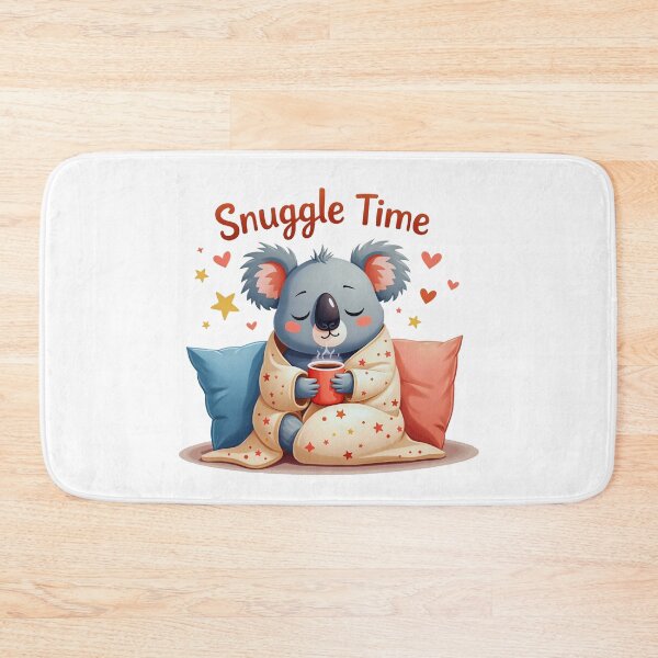 Item preview, Koala Snuggle Time with Hot Drink designed and sold by Bulwshop.